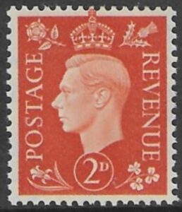 SG.465 2d orange (1937 dark colours) U/M (MNH)
