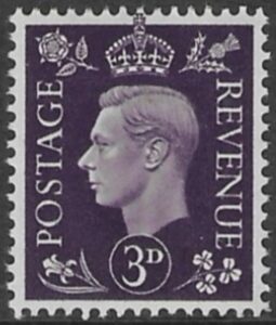 SG.467 3d  violet (1937 dark colours) U/M (MNH)