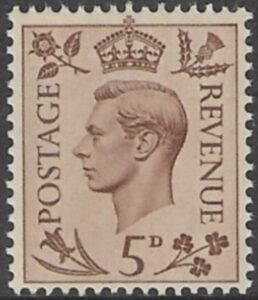 SG.469 5d  brown (1937 dark colours) U/M (MNH)
