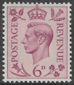 SG.470 6d  purple (1937 dark colours) U/M (MNH)