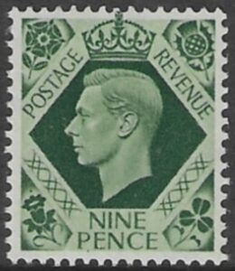 SG.473 9d deep olive-green (1937 dark colours) U/M (MNH)