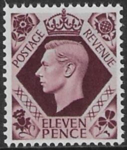 SG.474a 11d plum (1937 dark colours) U/M (MNH)