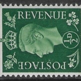 SG.462a ½d green S/ways Watermark(1937 dark colours) U/M (MNH)