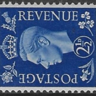 SG.466a 2½d ultramarine S/ways Watermark(1937 dark colours) U/M (MNH)
