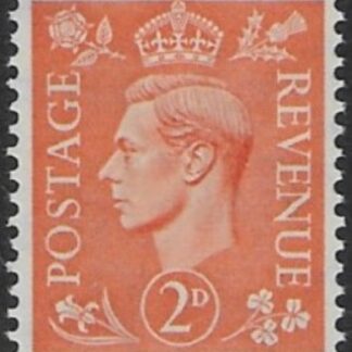 SG.488 2d pale orange. (1941 light  colours) U/M (MNH)