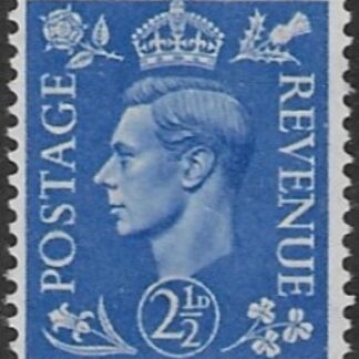 SG.489 2½d light ultramarine. (1941 light  colours) U/M (MNH)