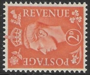 SG.488a 2d pale orange. sideways wmk.(1941 light  colours) U/M (MNH)