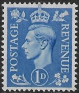 SG.504 1d light ultramarine.(1950 New colours) U/M (MNH)