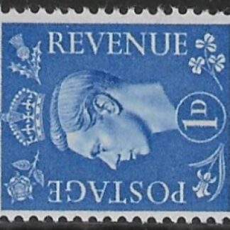 SG.504a  1d light ultramarine. sideways watermark.(1950 New colours) U/M (MNH)
