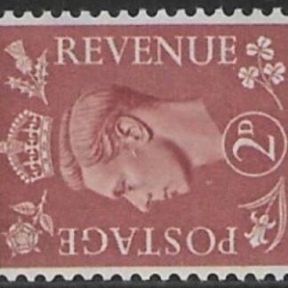 SG.506a  2d pale red-brown. sideways watermark.(1950 New colours) U/M (MNH)