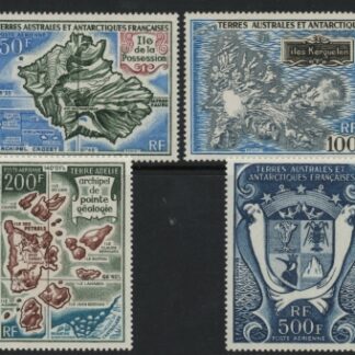 1969  French Antarctic.  SG.54-7  'Air' set of 4 values U/M (MNH)