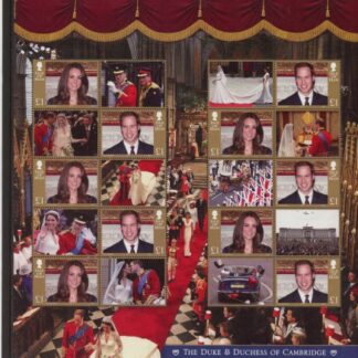 2011 Isle of Man .Royal Wedding sheetlet. (SG.1668a & b) U/M (MNH)
