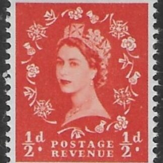SG.515 ½d orange  (1952 Tudor Wmk) U/M (MNH)