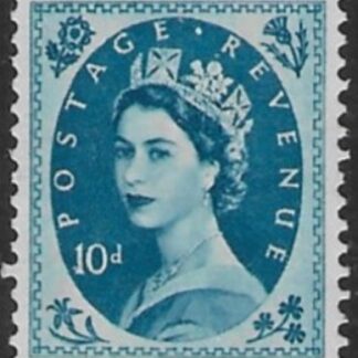 SG.527  10d prussian blue   (1952 Tudor Wmk) U/M (MNH)
