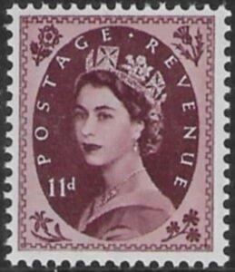 SG.528  11d brown   (1952 Tudor Wmk) U/M (MNH)
