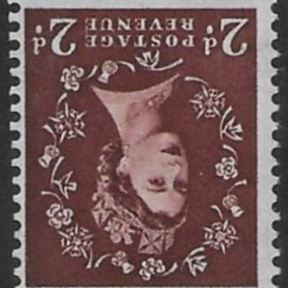 SG.518wi  2d red brown  (1952 Tudor Wmk. Inverted) U/M (MNH)