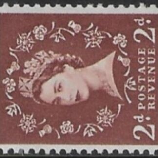 SG.543d 2d  light red-brown. (1955 Edward Crown Wmk. sideways.) U/M (MNH)