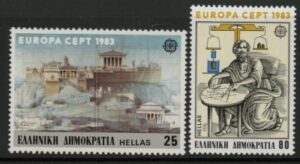 1983 Greece SG.1617-8 Europa. 2 values U/M (MNH)