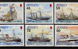 2010  Jersey  SG.1503-8  Postal History (4th series) Mail Ships.  6 values.U/M (MNH)