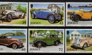 2010 Jersey SG.1532-7 Vintage Cars (4th series) 6 values.(face = £3.61) U/M (MNH)