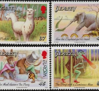 2010 Jersey SG.1481-4 Europa - childrens books. 4 values.(face = £2.04) U/M (MNH)