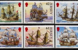 2009 Jersey SG.1470-5 Naval Connections (3rd series). 6 values.(face = £3.20) U/M (MNH)