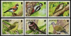 2010 Jersey SG.1495-500 Wildlife. 6 values.(face = £3.20) U/M (MNH)