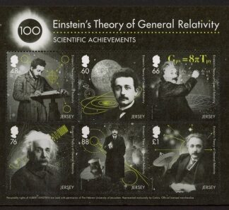 2016 Jersey  MS.2067 Cent. of Einstein's Theory of Relativity.(face = £4.35) U/M (MNH)