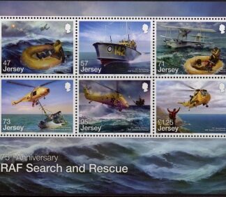 2016 Jersey  MS.2033 75th Anniv. of RAF Search & Rescue.(face = £4.65) U/M (MNH)