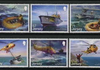 2016 Jersey  SG.2027-32 75th Anniv. of RAF Search & Rescue. 6 values.(face = £4.68) U/M (MNH)