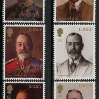 2016 Jersey  SG.2034-9 The Royal Legacy of QV & George V. 6 values.(face = £4.21) U/M (MNH)