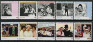 2016 Jersey  SG.2041-50  90th Birthday of Queen Elizabeth II. 10 values.(face = £7.49) U/M (MNH)