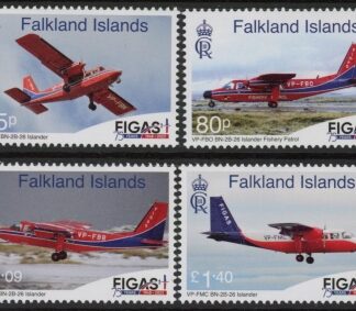 2023 Falkland Islands. SG.1557-60  Goverment Air Service set 4 values  U/M (MNH)