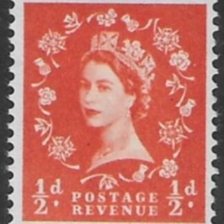 SG.561 ½d orange  (1957 1st Graphites. Edward Wmk) U/M (MNH)
