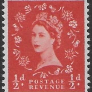 SG.570  ½d orange red  (1958 Multi Crowns Wmk.) U/M (MNH)