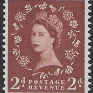 SG.573  2d light red-brown (1958 Multi Crowns Wmk.) U/M (MNH)