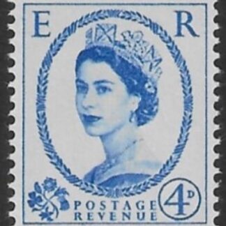 SG.576  4d ultramarine (1958 Multi Crowns Wmk.) U/M (MNH)