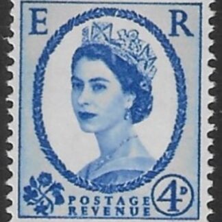 SG.576a  4d deep ultramarine (1958 Multi Crowns Wmk.) U/M (MNH)