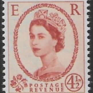 SG.577  4½d  chestnut (1958 Multi Crowns Wmk.) U/M (MNH)
