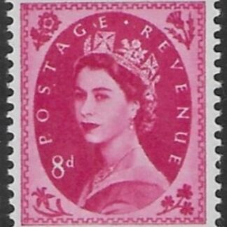 SG.581  8d magenta (1958 Multi Crowns Wmk.) U/M (MNH)