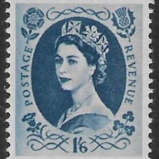 SG.586  1s6d grey-blue  (1958 Multi Crowns Wmk.) U/M (MNH)