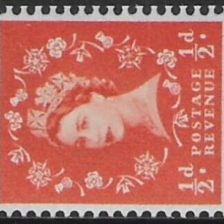 SG.570a  ½d orange-red  (1958 Multi Crowns sideways Wmk.) U/M (MNH)