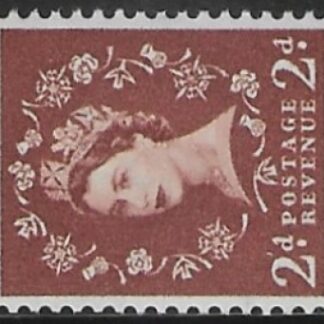 SG.573a  2d light red-brown  (1958 Multi Crowns sideways Wmk.) U/M (MNH)