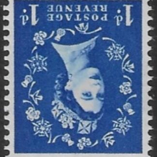 SG.571wi  1d ultramarine. (1958 Multi Crowns inverted Wmk.) U/M (MNH)