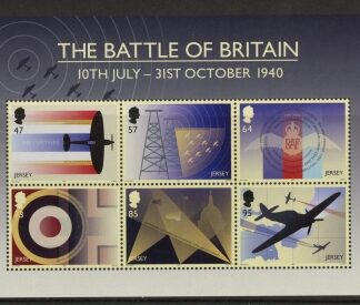 2015 Jersey  MS.1975  Death Anniv. of Sir Winston Churchill. mini sheet. (face = £4.20) U/M (MNH)