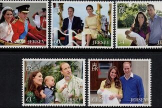 2016 Jersey SG.2051-5  5th Wedding Anniv. William & Kate.(face = £3.50) U/M (MNH)