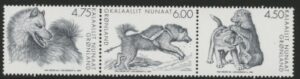 2003 Greenland SG.422-4 Sled Dogs. set 3 values. U/M (MNH)