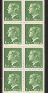 1978 Sweden  SB325.  booklet pane of 10 (SG.792a)  U/M (MNH)