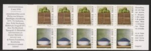 2000 Sweden SB543. Modern Paintings. booklet pane of 10 (SG.2101a) U/M (MNH)