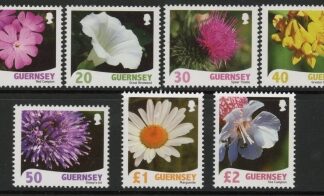 2008 Guernsey SG1211-7 Wild Flora Set of 7 values (Face £4.50) U/M (MNH)